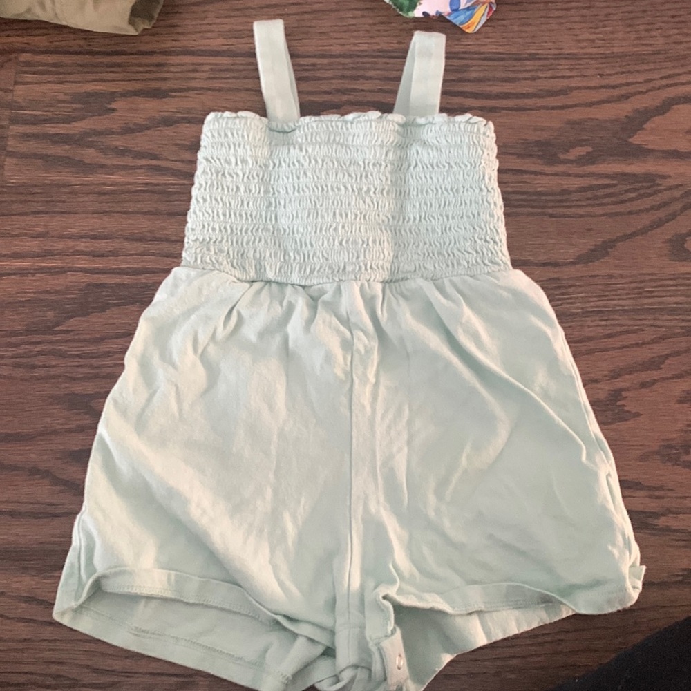 Mint green romper